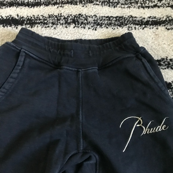 RHUDE JOGGERS BLACK - Picture 4 of 5